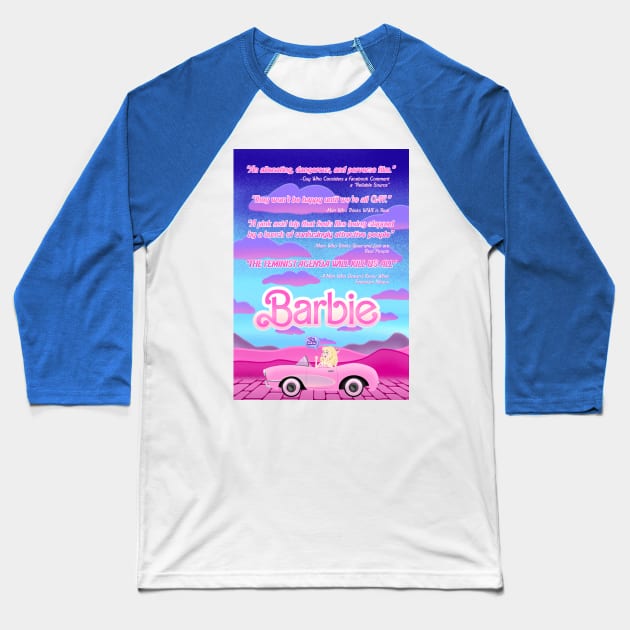 Every One Star Review of Barbie Baseball T-Shirt by Drawn By Bryan